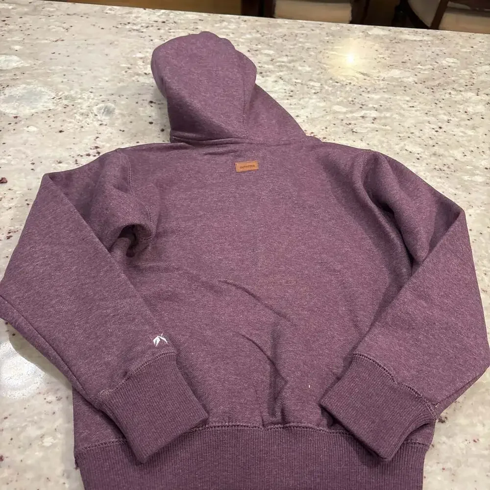 Outfitter Trading Co kids Breckenridge Colorado Purple Hoodie Sweatshirt‎